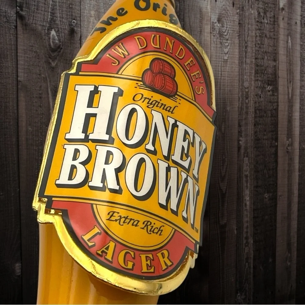 Honey Brown Lager Beer Tap Handle NIB!